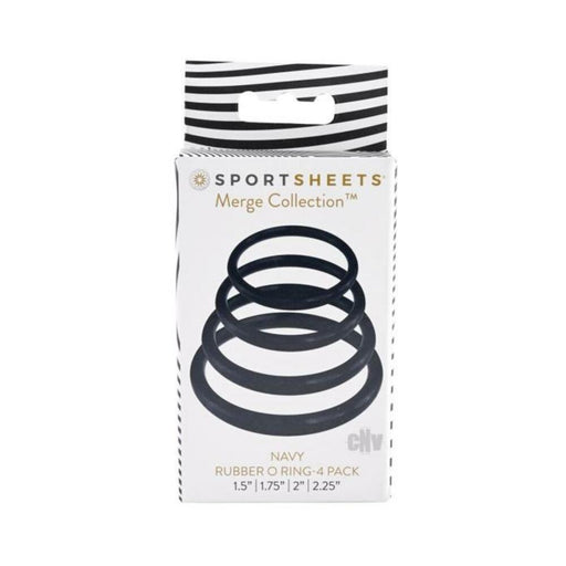 Merge Navy O-ring 4-pack | cutebutkinky.com