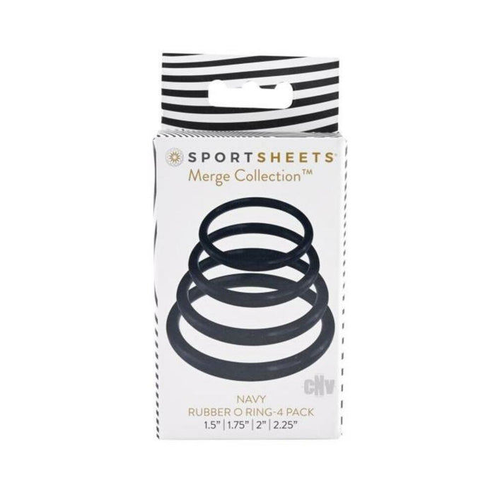 Merge Navy O-ring 4-pack | cutebutkinky.com