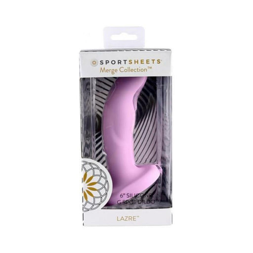 Merge Lazre 6 In. Suction Cup G-spot Dildo Pink | cutebutkinky.com