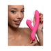 Power Bunny Shudders Suction Vibe Silicone Rechargeable Red | cutebutkinky.com