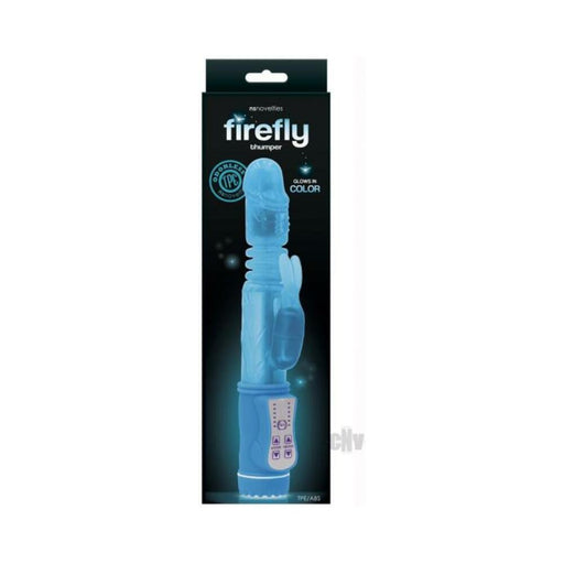 Firefly Thumper Thrusting Rabbit Vibrator - Blue | cutebutkinky.com