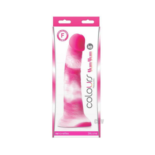 Colours Pleasures Yum Yum 8" Dildo - Pink | cutebutkinky.com