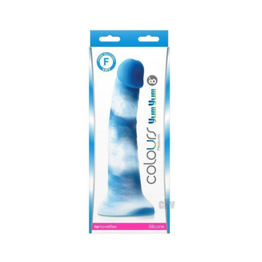 Colours Pleasures Yum Yum 8" Dildo - Blue | cutebutkinky.com