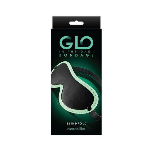 Glo Bondage Blindfold Green | cutebutkinky.com