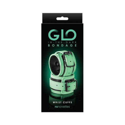 Glo Bondage Wrist Cuff Green | cutebutkinky.com