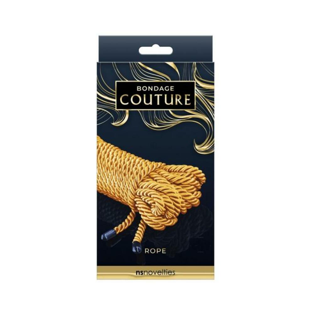 Bondage Couture Rope 25 Feet Gold | cutebutkinky.com
