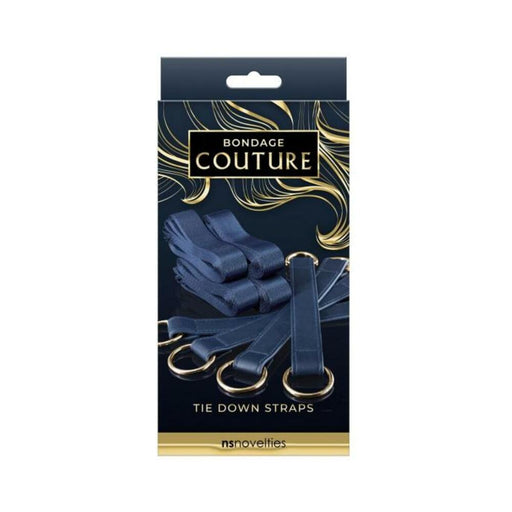Bondage Couture Tie Down Straps - Blue | cutebutkinky.com