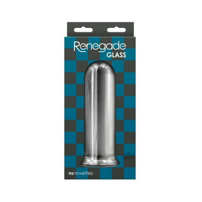 Renegade Glass Rook Anal Plug - Clear | cutebutkinky.com