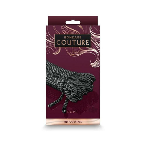 Bondage Couture Rope Black | cutebutkinky.com