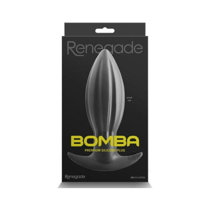 Renegade Bomba Anal Plug Black Small | cutebutkinky.com
