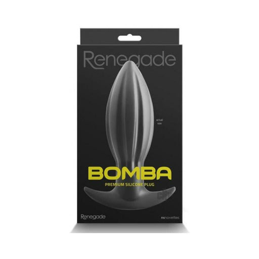Renegade Bomba Anal Plug Black Medium | cutebutkinky.com