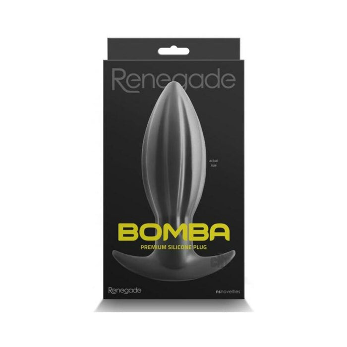 Renegade Bomba Anal Plug Black Medium | cutebutkinky.com