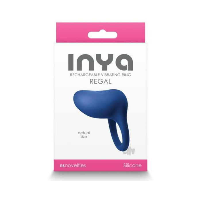 Inya Regal Vibrating Ring Blue | cutebutkinky.com