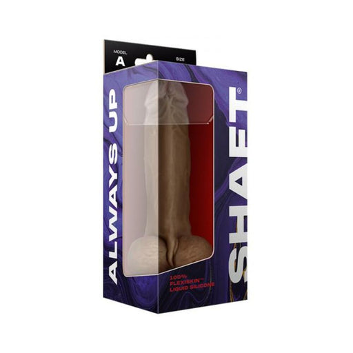 Shaft Model A Liquid Silicone Dong With Balls 9.5 In. Oak | cutebutkinky.com