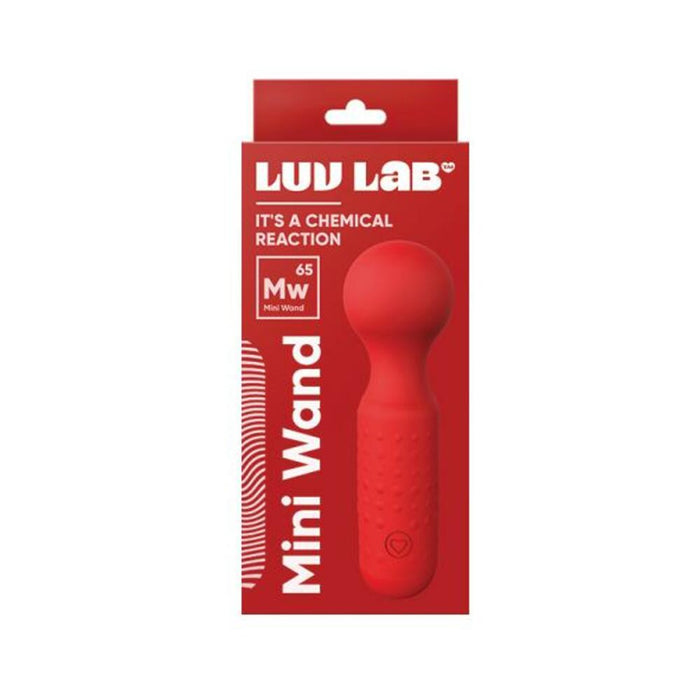 Love Lab Mw65 Mini Wand Silicone Red | cutebutkinky.com