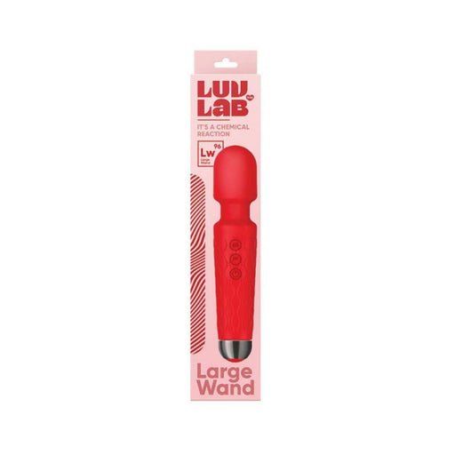 Luv Lab Lw96 Large Wand Silicone Red | cutebutkinky.com