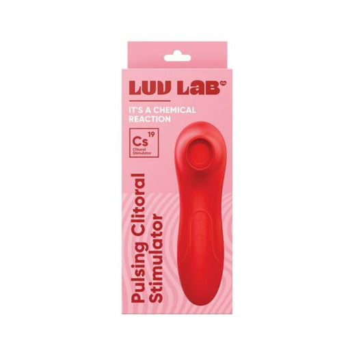 Luv Lab Cs19 Pulsing Clit Stimulator Silicone Red | cutebutkinky.com