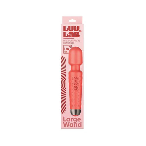 Luv Lab Lw96 Large Wand Silicone Coral | cutebutkinky.com