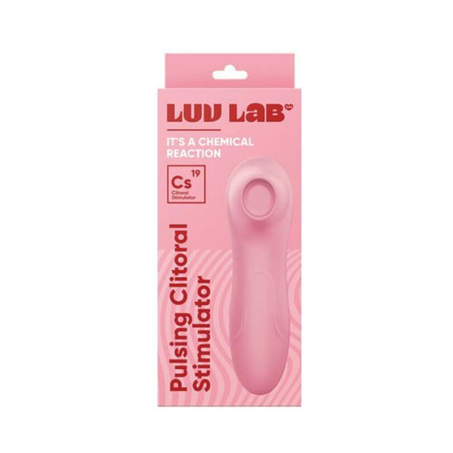 Luv Lab Cs19 Pulsing Clit Stimulator Silicone Light Pink | cutebutkinky.com