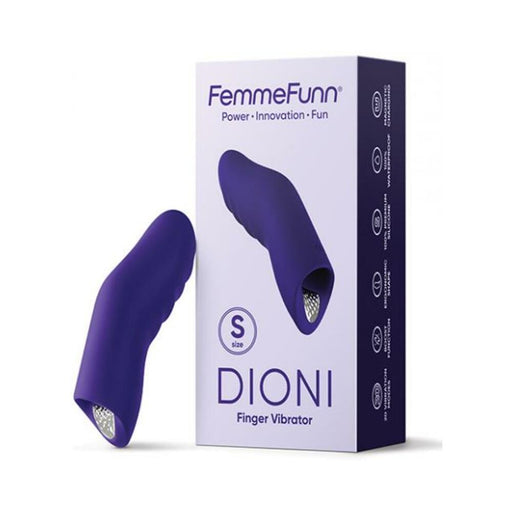 Femmefunn Dioni Small Dark Purple | cutebutkinky.com