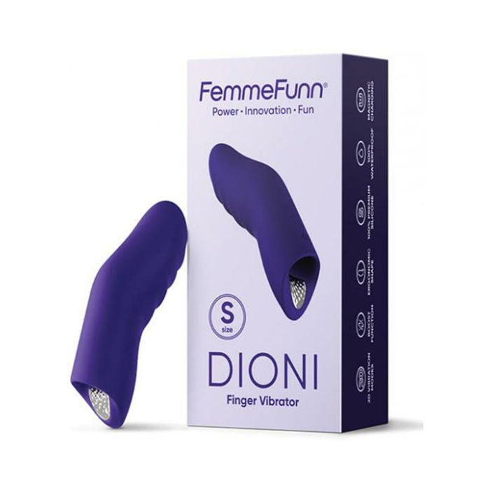 Femmefunn Dioni Small Dark Purple | cutebutkinky.com