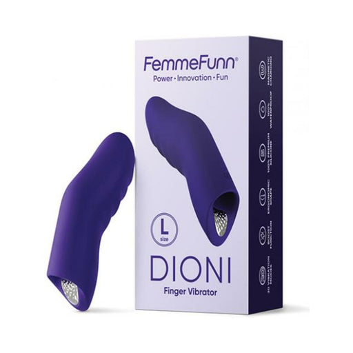 Femmefunn Dioni Large Dark Purple | cutebutkinky.com