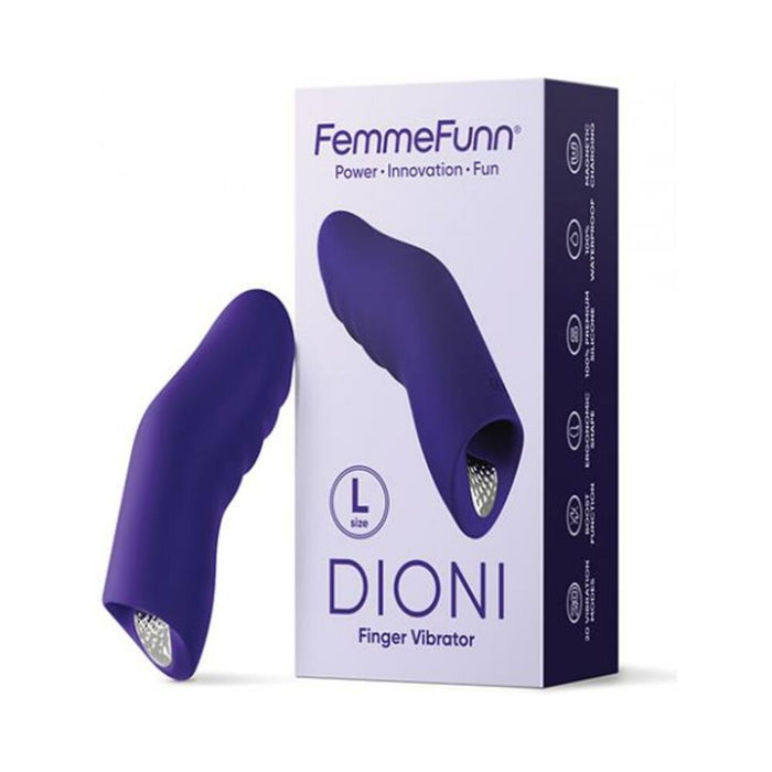 Femmefunn Dioni Large Dark Purple | cutebutkinky.com