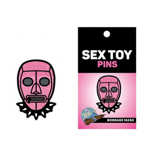 Sex Toy Pin Pink Bondage Mask | cutebutkinky.com
