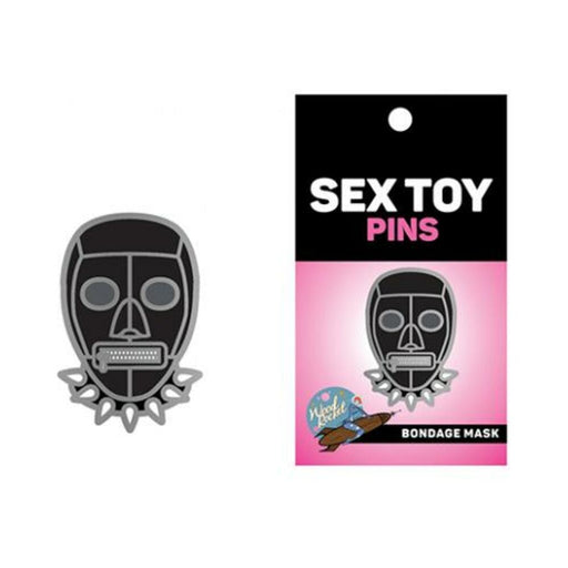 Sex Toy Pin Black Bondage Mask | cutebutkinky.com