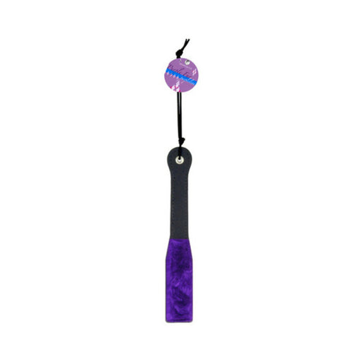 12 In. Paddle With Purple Faux Fur Lining | cutebutkinky.com