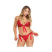 Magic Silk Sugar & Spice Ribbon-tie Bra & Panty Set Red L/xl | cutebutkinky.com
