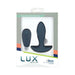 Lux Active Throb 4.5 In. Anal Pulsating Silicone Massager Black | cutebutkinky.com