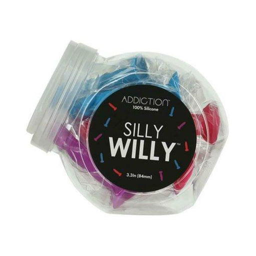 Addiction Silly Willy Mini Dong Bowl Silicone 12-piece Bowl Pink, Blue, Purple | cutebutkinky.com