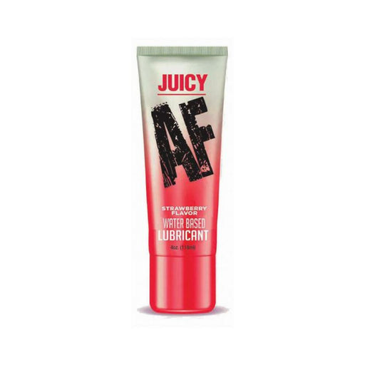 Juicy Af Water-based Lube - Strawberry 4 Oz | cutebutkinky.com