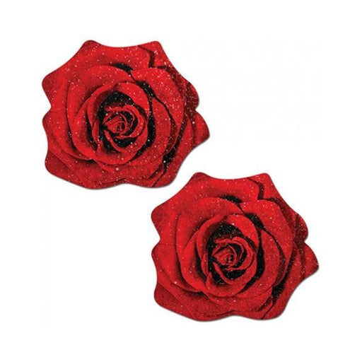 Pastease Glitter Velvet Blooming Rose Red O/S | cutebutkinky.com