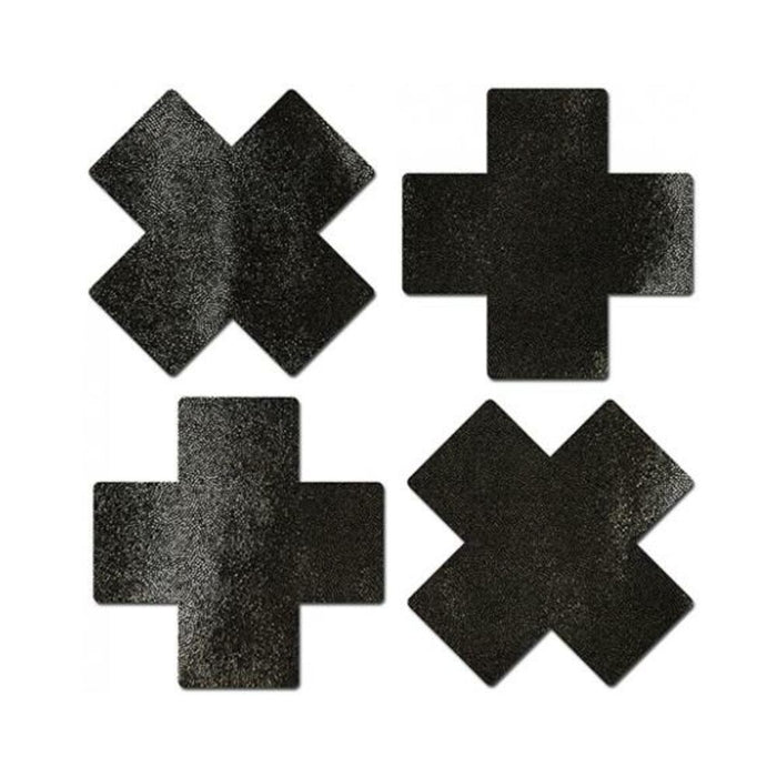 Pastease Petites Liquid Cross Black Pack Of 2 O/S | cutebutkinky.com