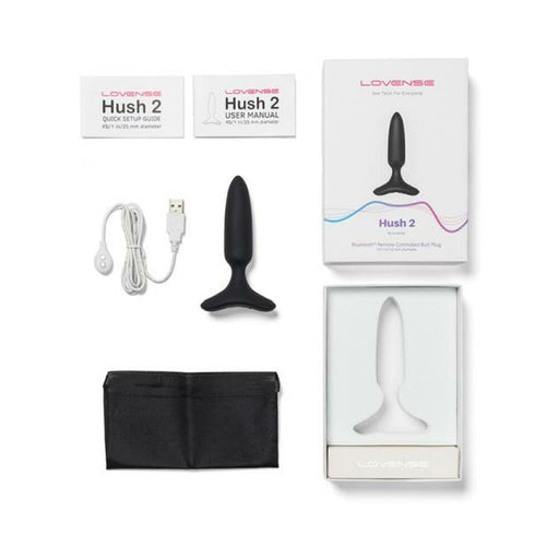 Lovense Hush 2 App-compatible Butt Plug 1 In. | cutebutkinky.com