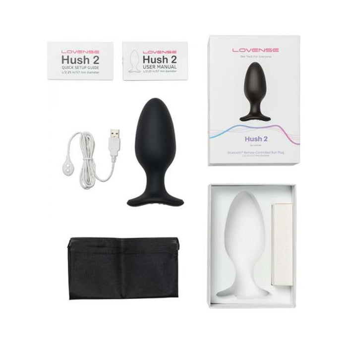 Lovense Hush 2 App-compatible Butt Plug 2.25 In. | cutebutkinky.com