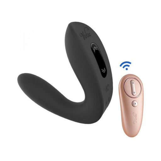 Hercules Remote C-shape Vibrating Plug Black | cutebutkinky.com
