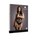 Shots Le Desir Suspender Bodystocking Black Osx | cutebutkinky.com