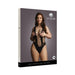 Shots Le Desir Contrast Fence Net Teddy Black Osx | cutebutkinky.com
