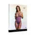 Shots Le Desir Open-cup Strappy Teddy Purple O/s | cutebutkinky.com