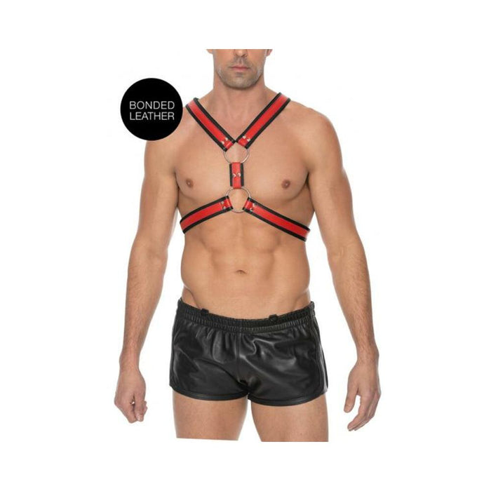 Ouch Harness Men Scott Red S/m | cutebutkinky.com