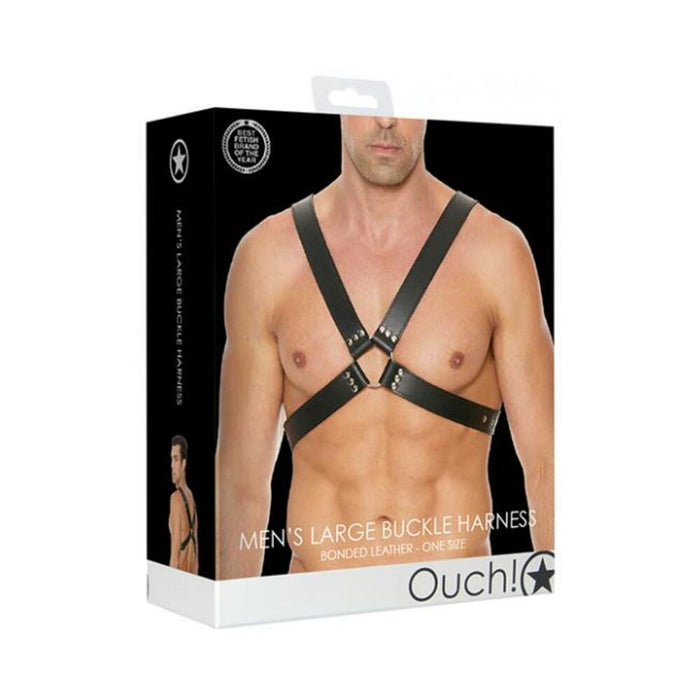 Ouch Harness Men Buckle Plain Os | cutebutkinky.com