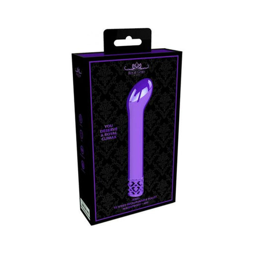Royal Gems - Jewel - Abs Rechargeable Bullet - Purple | cutebutkinky.com