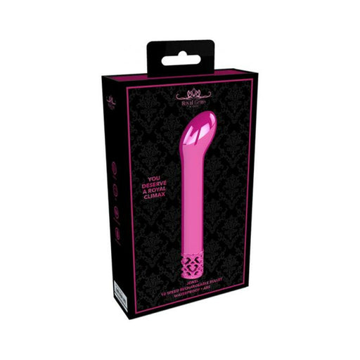 Royal Gems - Jewel - Abs Rechargeable Bullet - Pink | cutebutkinky.com