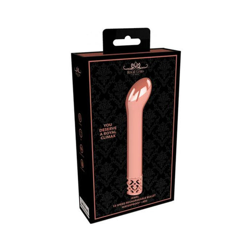 Royal Gems - Jewel - Abs Rechargeable Bullet - Rose Gold | cutebutkinky.com