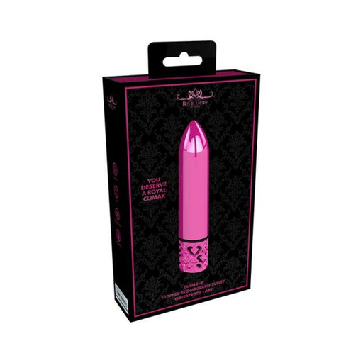 Royal Gems - Glamour - Abs Rechargeable Bullet - Pink | cutebutkinky.com