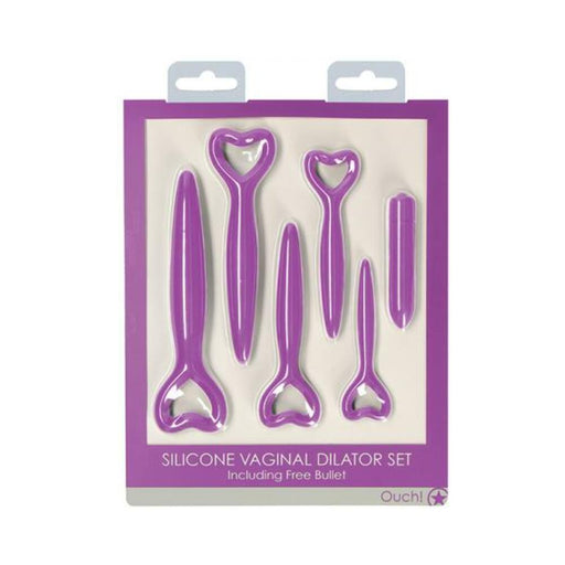 Ouch Silicone Vaginal Dilator Set - Purple | cutebutkinky.com