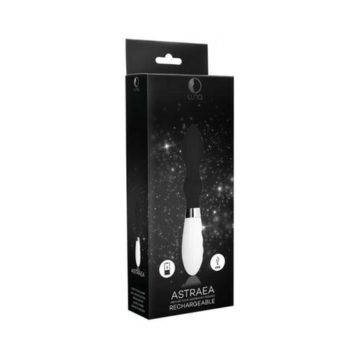 Luna Astraea Rechargeable Vibrator - Black | cutebutkinky.com